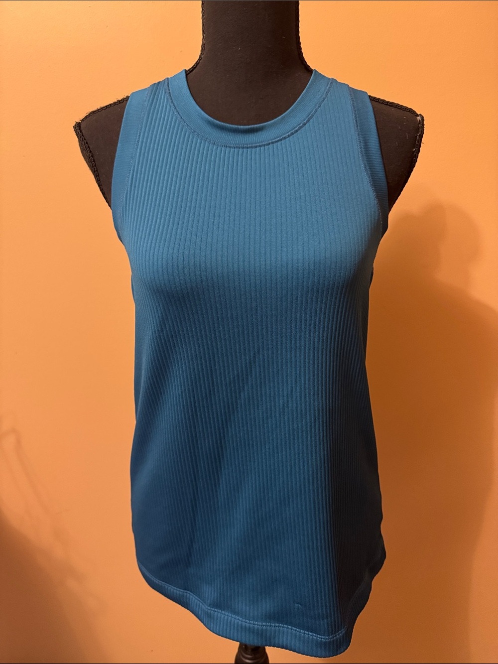 CALIA by Carrie Underwood Ribbed Sleeveless Tank in Teal